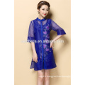 2016 Fashion High-end Half Sleeves Summer Dress pour dames et femmes